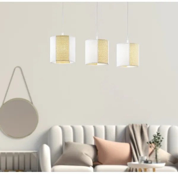 Eglo 43402 - Csillár zsinóron ARNHEM 3xE27/40W/230V