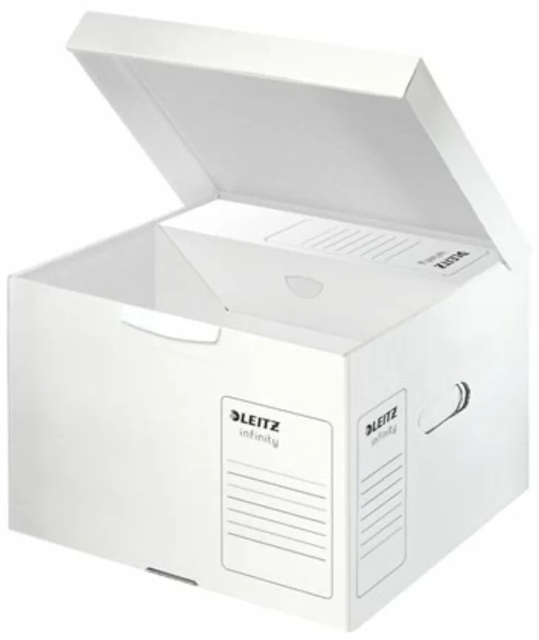 Archiválókonténer, M méret, LEITZ Infinity, fehér (E61030000)
