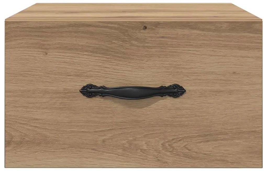 Éjjeliszekrény fiókkal kézműves tölgy 35 x 35 x 20 cm Faanyag