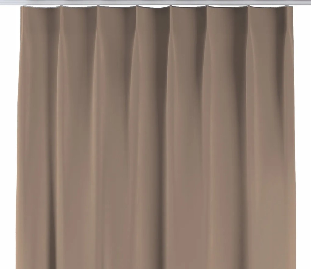 Függöny flex akasztóval szimpla 130x260cm mocca