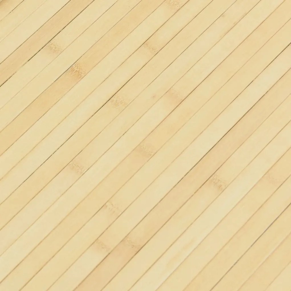 Világos természetes bambusz térelválasztó szélessége 600 cm magassága 165 cm