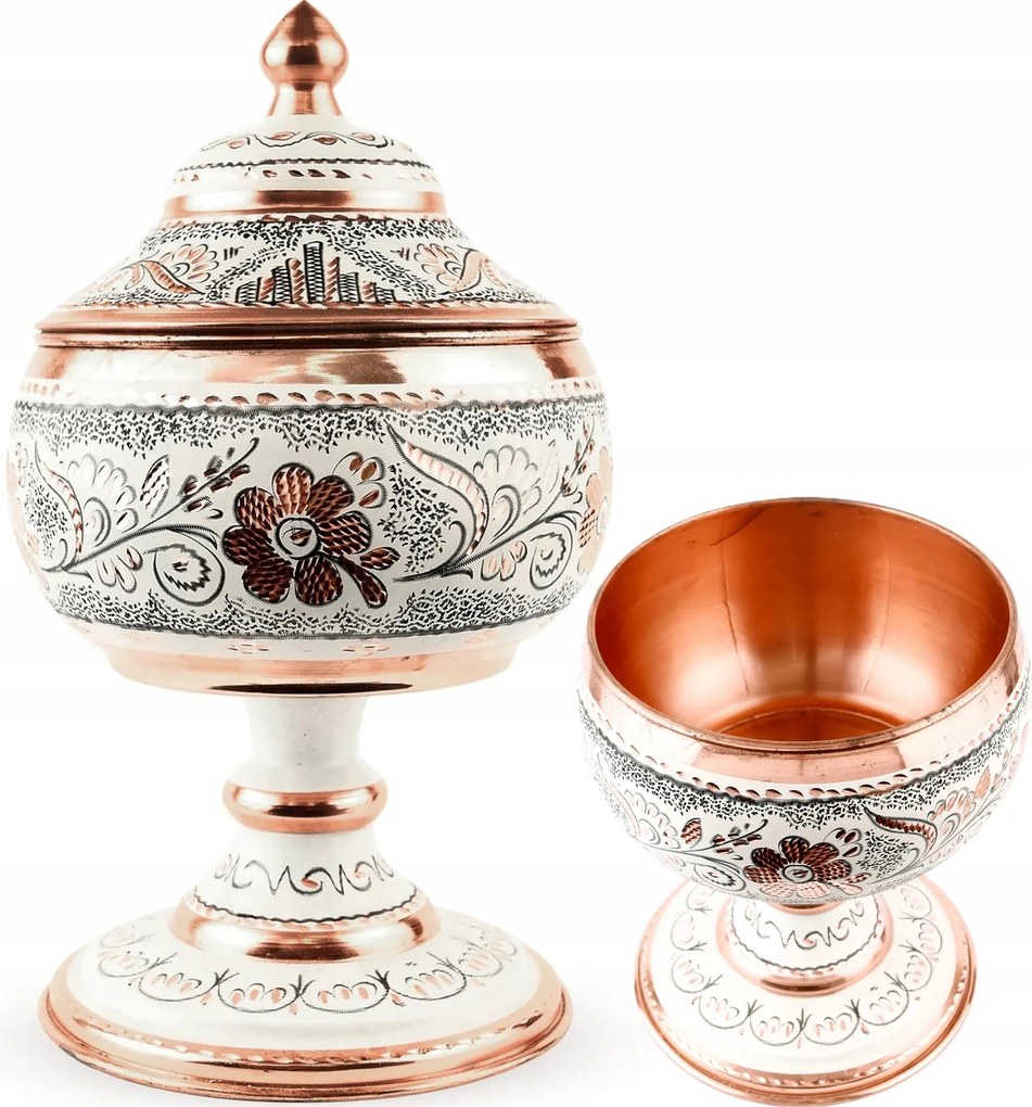 Cukortartó Réz Édességtál Török Keleti Prémium
