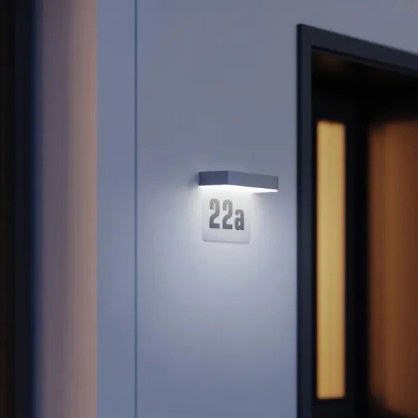 Steinel 065935 - LED napelemes házszám LED/0,07W 2000 mAh IP44 antracit