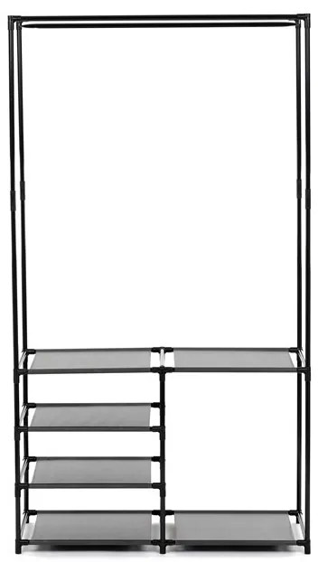 Fekete Fém Ruhafogas. GD-172 BK