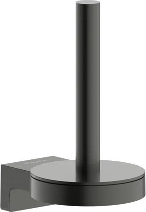 Hansgrohe AddStoris S wc papír tartó csiszolt fekete króm színű 41786340