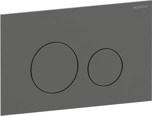 Geberit Sigma40 vezérlő gomb acélból fekete króm 115.628.QD.1