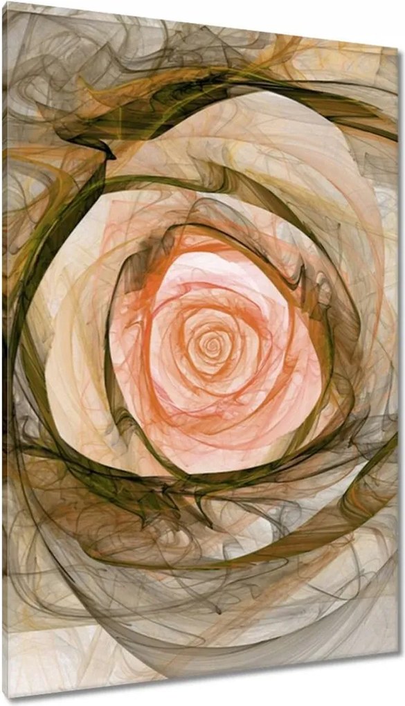 Vászonkép 80x120 Absztrakt rózsa virág