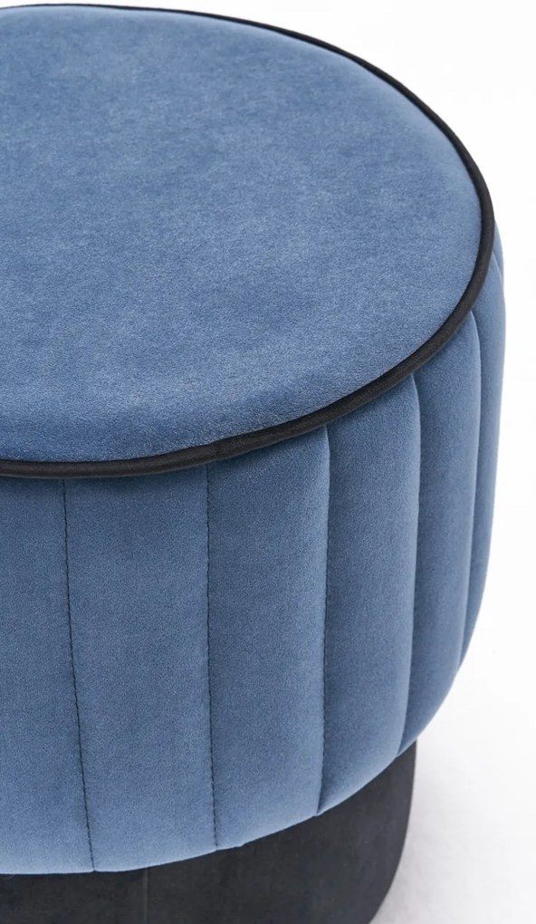 Rose Puf Blue zsámoly