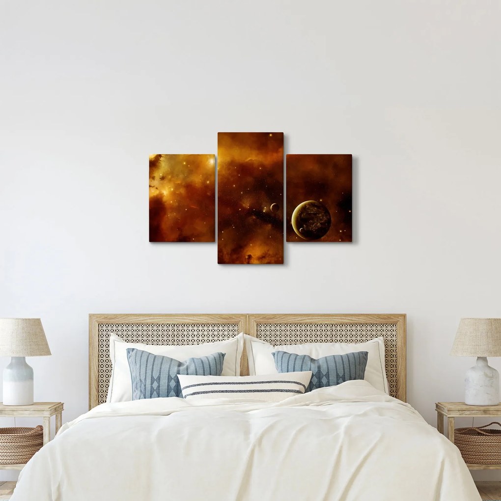 Kép - Bolygók köddel (90x60 cm)