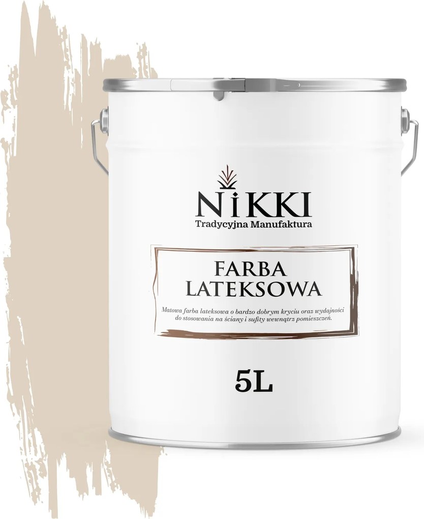 Latex Falfesték Bézs Szín Világos H4164 5L Mély Falmatt