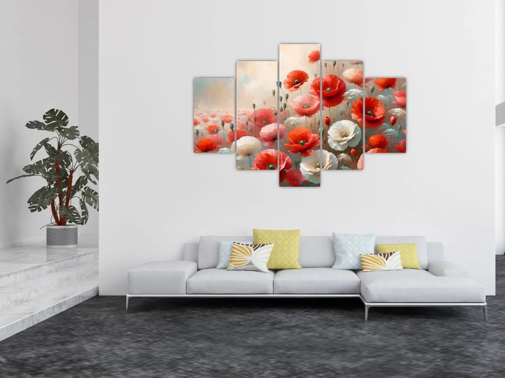 Kép - Pipacsok festménye (150x105 cm)