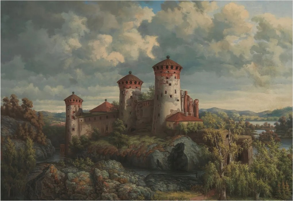 Fotótapéta Falra az előszoba konyhájába Romantikus táj 152x104