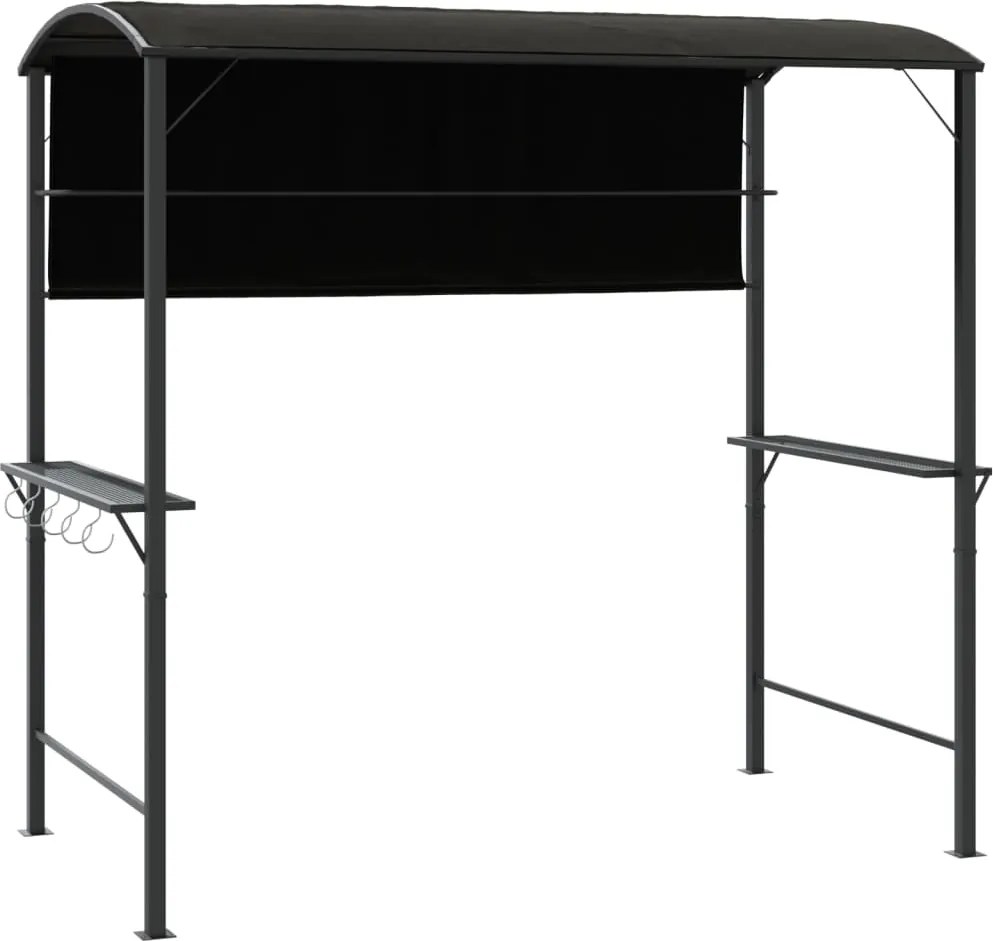 vidaXL antracitszürke pavilon tetővel 220 x 110 x 200 cm