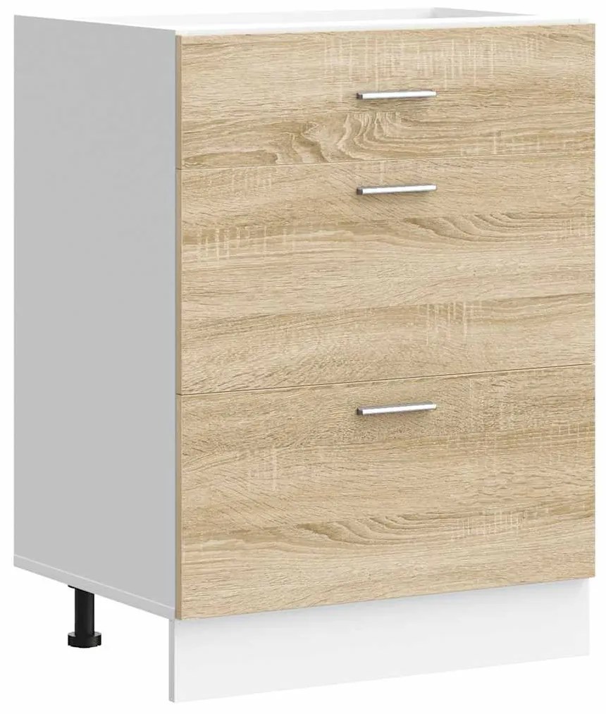 vidaXL “Lyon” konyhai alapszekrény Sonoma Oak Engineered Wood