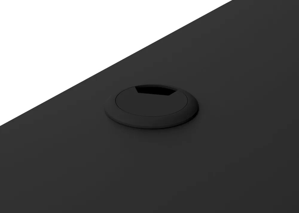 Elektromosan állítható magasságú íróasztal ülő-/állómunkához 120x60 cm fekete Levano Control+