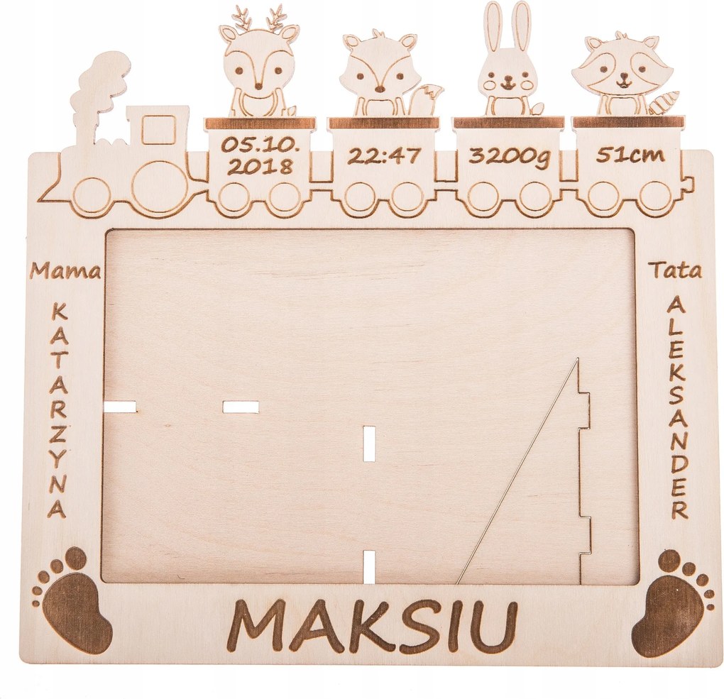 Metrikus képkeret ajándék keresztelő gravírozás!