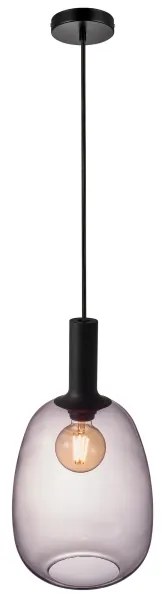 Nordlux - Csillár zsinóron ALTON 1xE27/60W/230V fekete