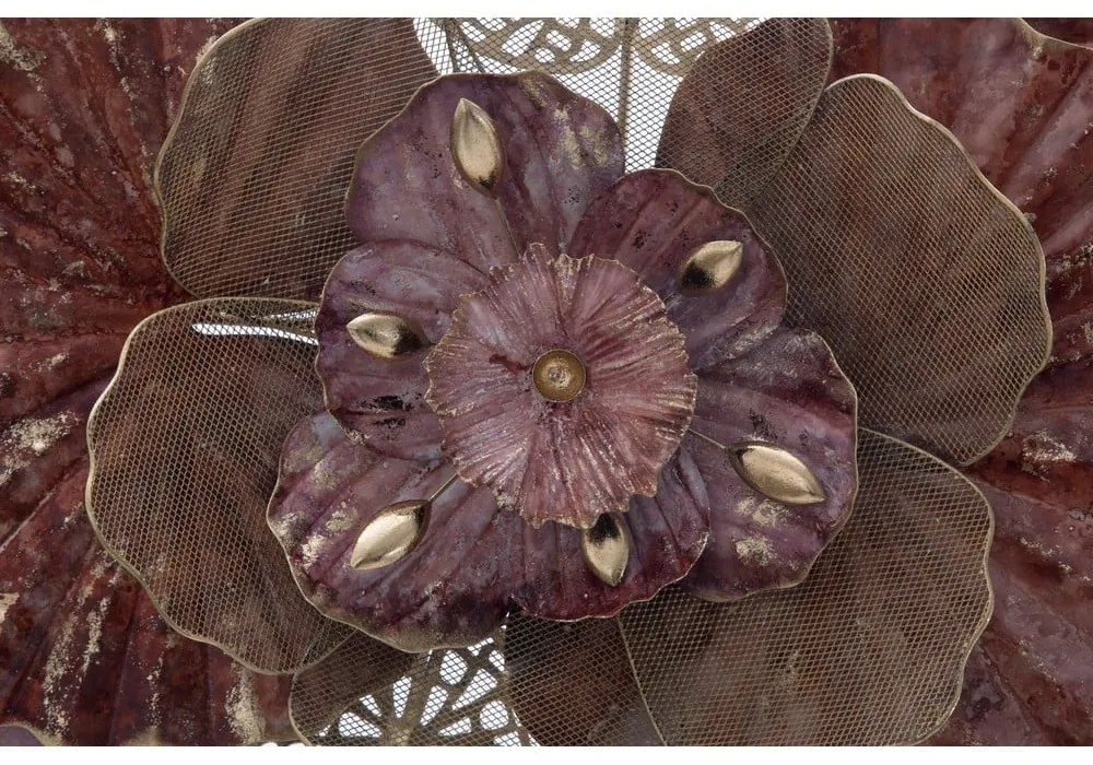 Flowery fali fémdekoráció, 118 x 58 cm - Mauro Ferretti
