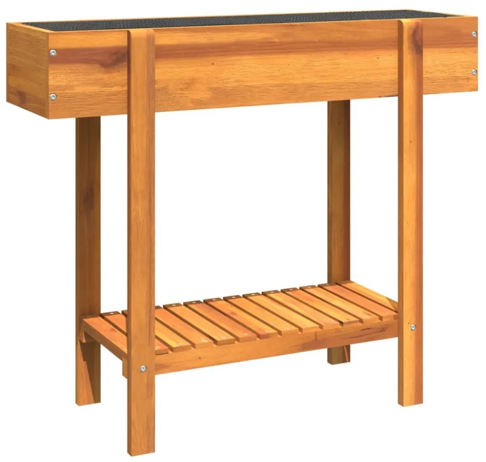 tömör akácfa kerti magaságyás 90 x 30 x 75 cm