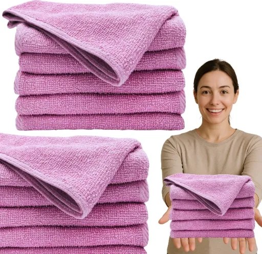 Strandtörölköző Nagy 70x140 Pamut 100% lila Szállodai