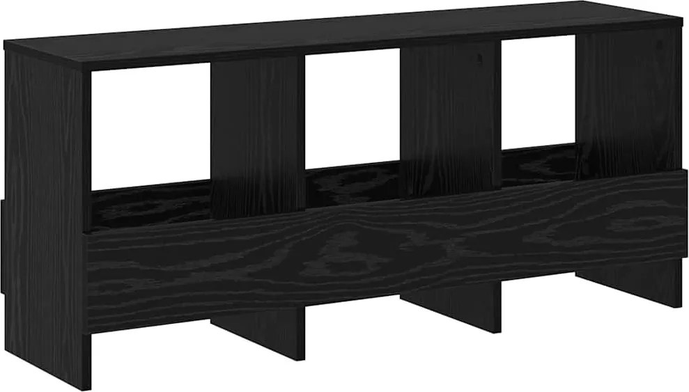 vidaXL Magazin állvány Fekete tölgy 102 x 30 x 45 cm