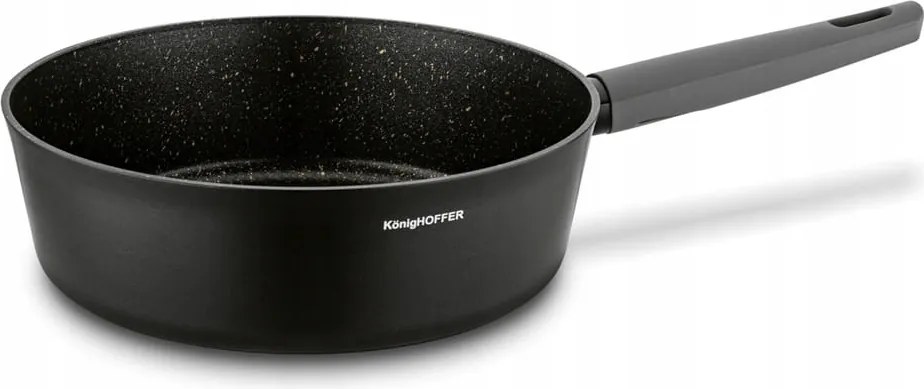 Wok típusú mély serpenyő indukciós Flott 28 cm Alumínium