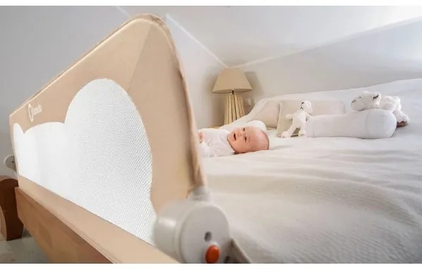 Lionelo - Biztonsági ágy korlát EVA bézs