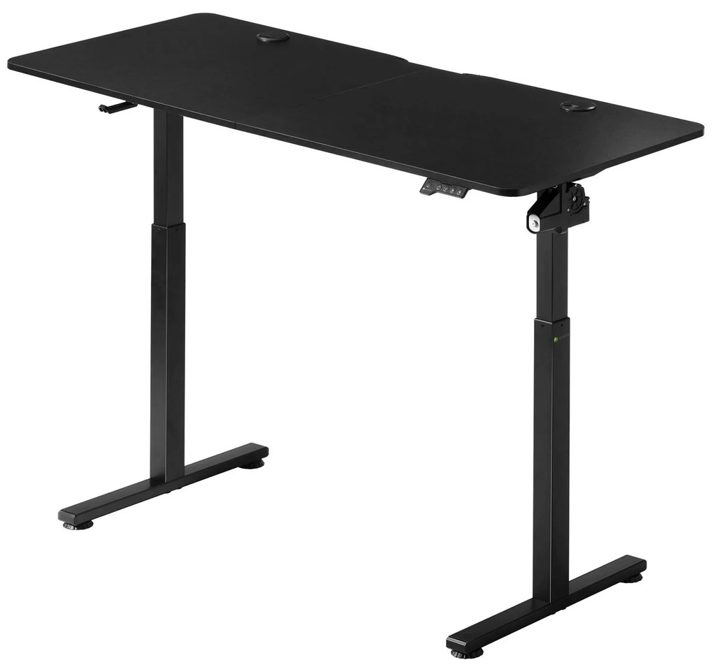 Juskys Irodai asztal 140x60 cm - fekete