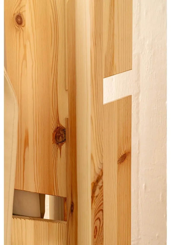 Natúr színű borovi fenyő fogas 60x186 cm Keeper – Karup Design