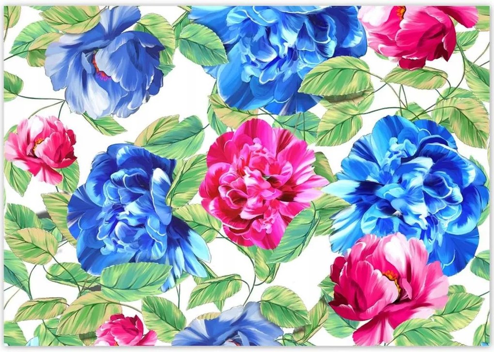 Poszterek 100x70 Színes virágok Virágok