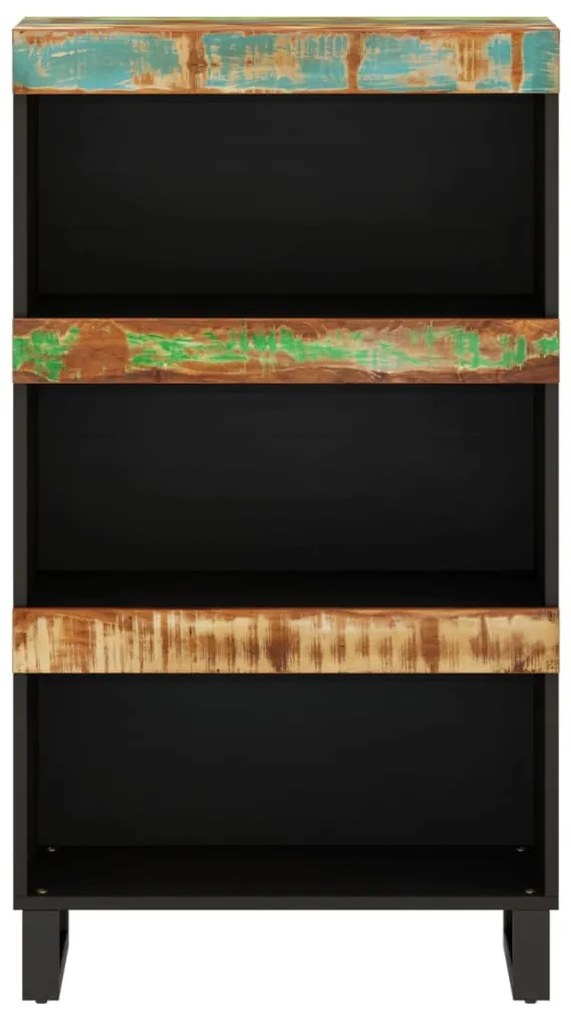 tömör újrahasznosított fa tálalószekrény 60 x 33 x 107 cm