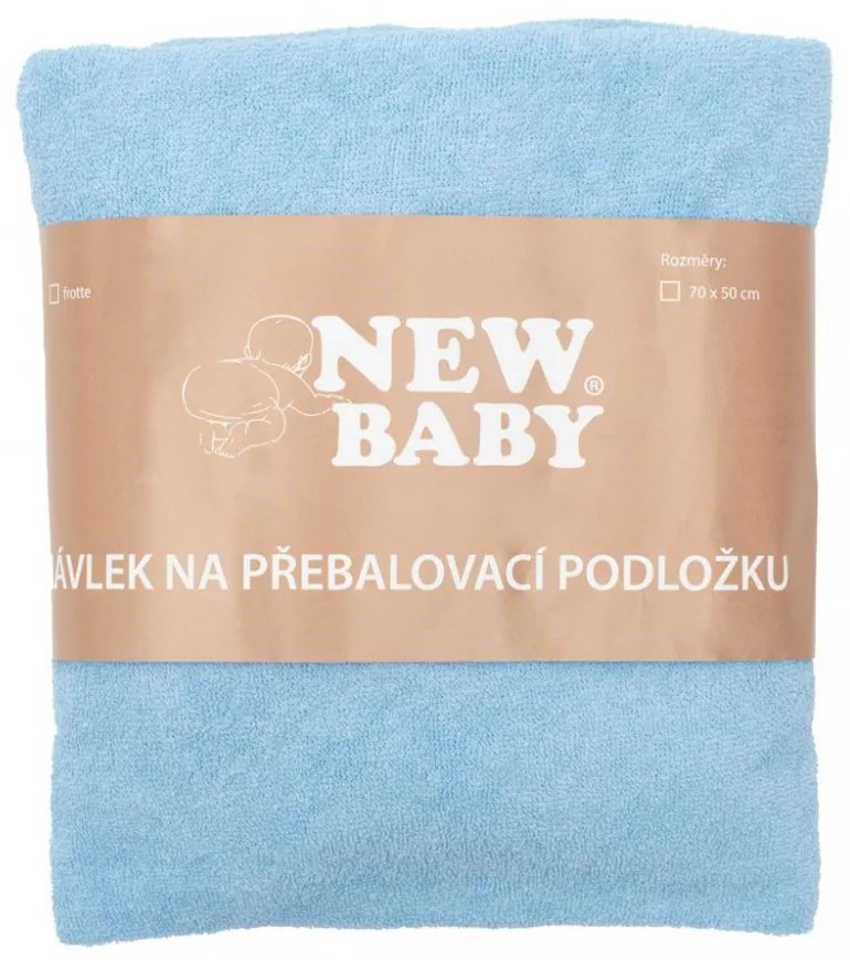 Huzat pelenkázó lapra New Baby 50x70 kék