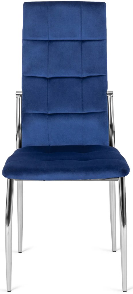Sötétkék Bársony Étkezőszék. MOLLY