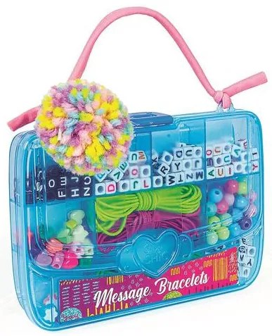 Crazy Chic Message Bag karkötő készítő kreatív szett Clementoni