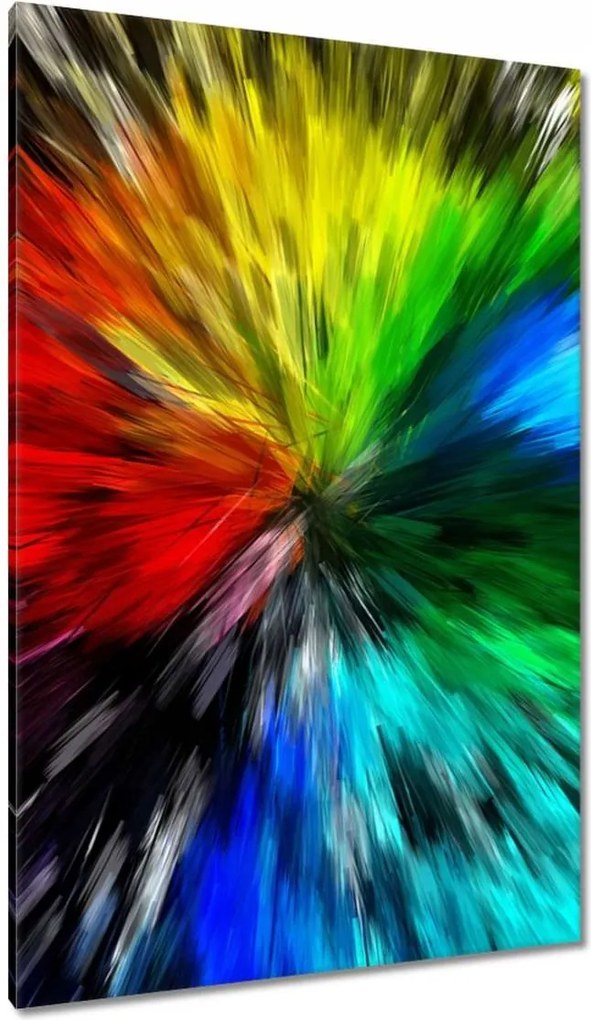 Vászonkép 80x120 Színes robbanás Színek