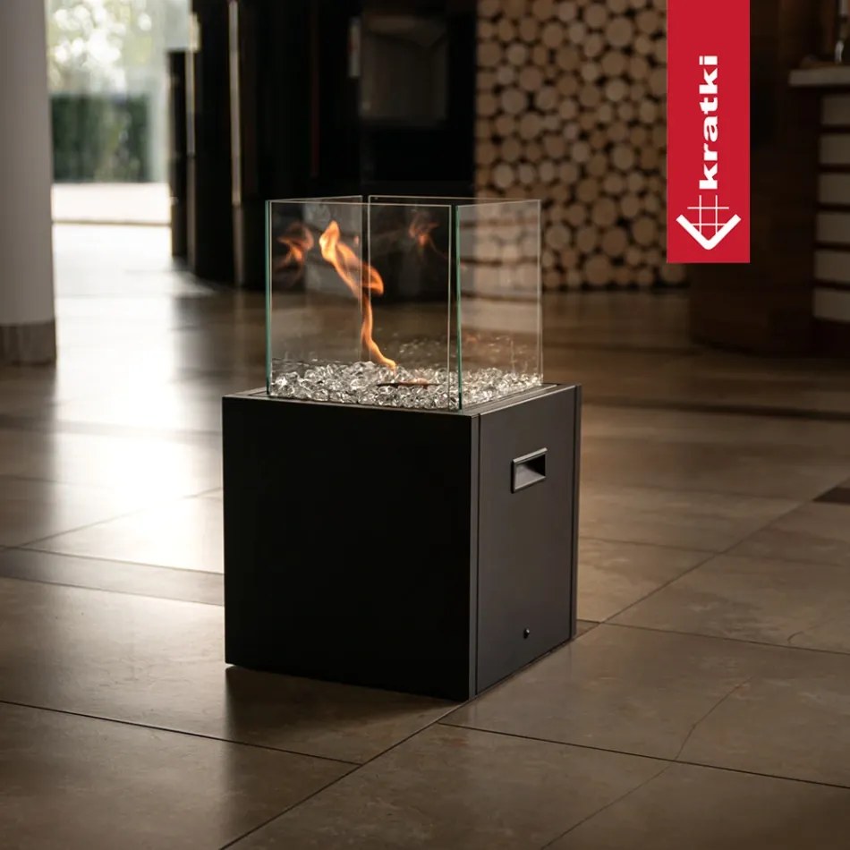 KRATKI Tower Mini Black biokandalló