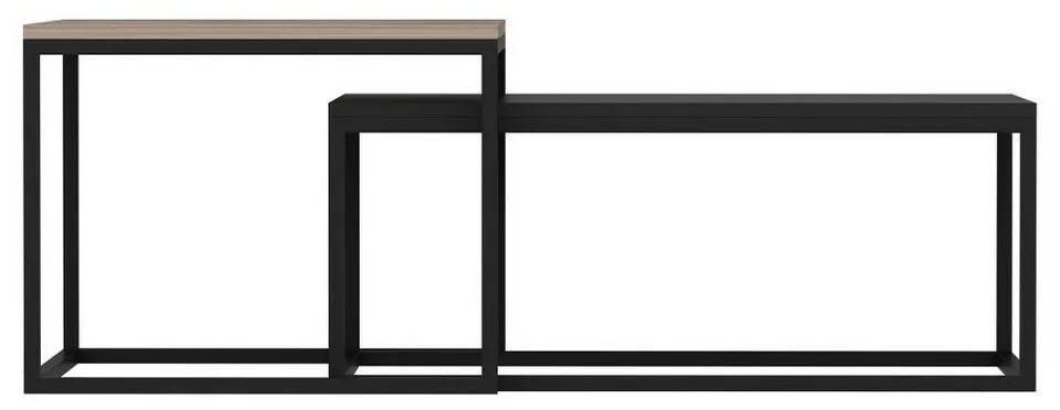 Leka Black dohányzóasztal