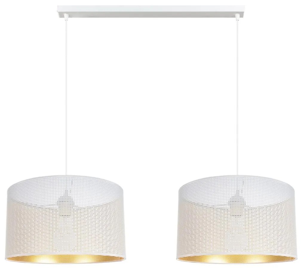 Csillár zsinóron ALDO 2xE27/60W/230V fehér