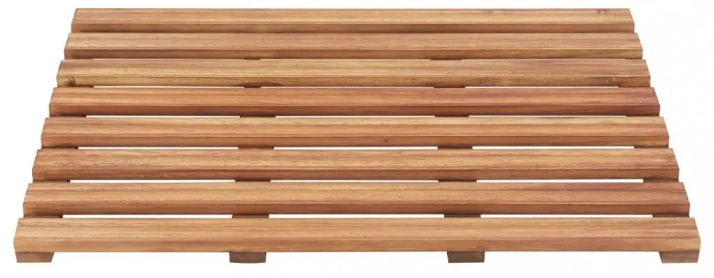 2 db tömör akácfa fürdőszőnyeg 56 x 37 cm