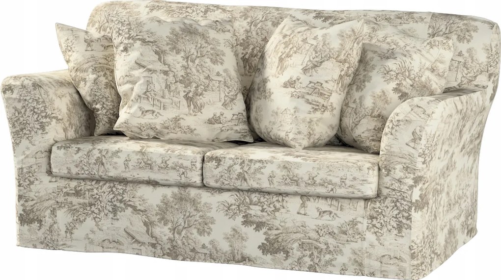 Dekoria Tomelilla 2 személyes kinyitható kanapé huzat Ikea barna