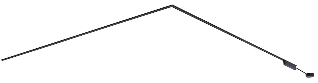 Modern fekete sínrendszer 1 fázisú 400 cm - Magnetic