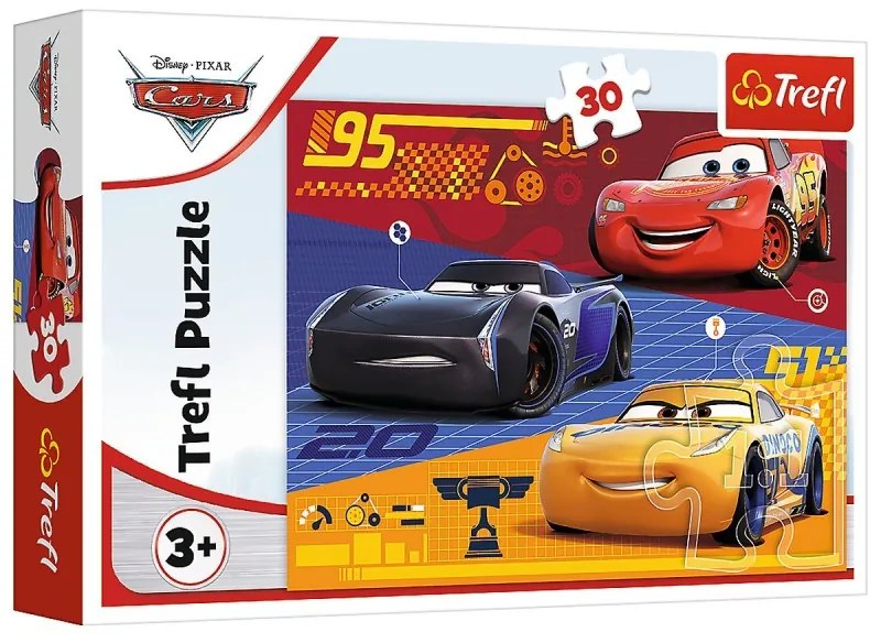 Gyermek puzzle - Villám McQueen 30 db