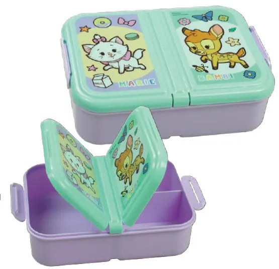 Disney Classics több rekeszes uzsonnás doboz, szendvicsdoboz
