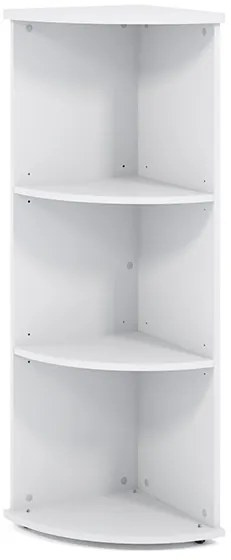 Impress közepes sarokszekrény 37 x 37 x 119,6 cm, fehér