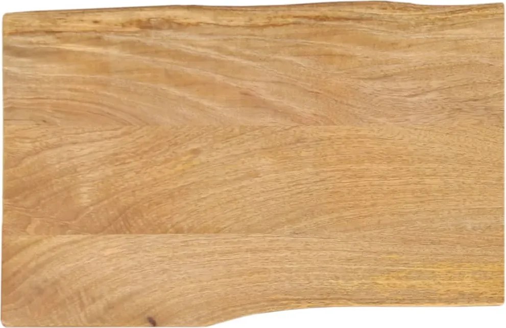 vidaXL tömör mangófa természetes élű asztallap 60 x 40 x 2,5 cm