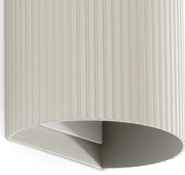 FARO 40544 - Fali lámpa SOLE 2xGU10/8W/230V szürke csipkézett kerek