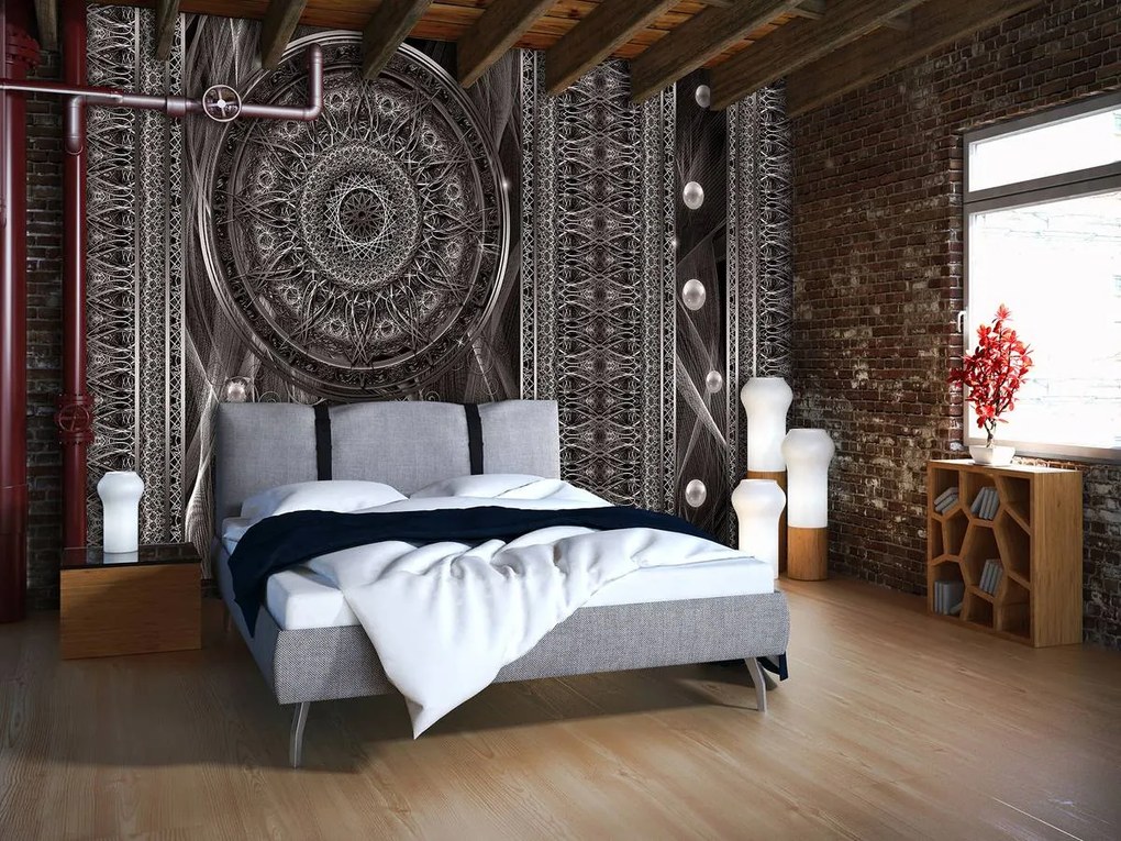 Fotótapéta - Fekete-fehér álmok absztrakciója (152,5x104 cm)