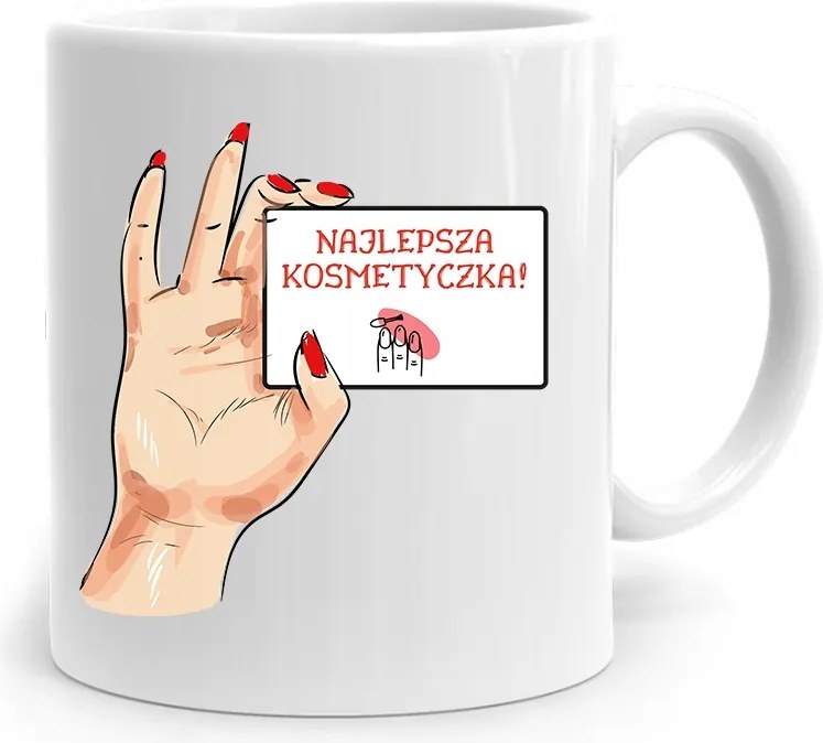 Ajándék Bögre Kozmetikusnak A Legjobb Ajándék fényképes nyomtatással