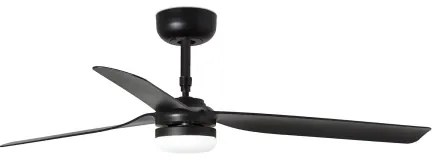 FARO 33815WT-21-LED Dimmelhető mennyezeti ventilátor PUNT M LED/18W/230V fekete átm. 132 cm WT + távirányító