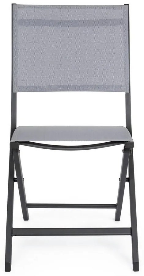 Szürke fém kerti szék Elin – Bizzotto